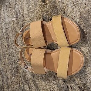 B.O.C Yellow Strap Sandals Size 10